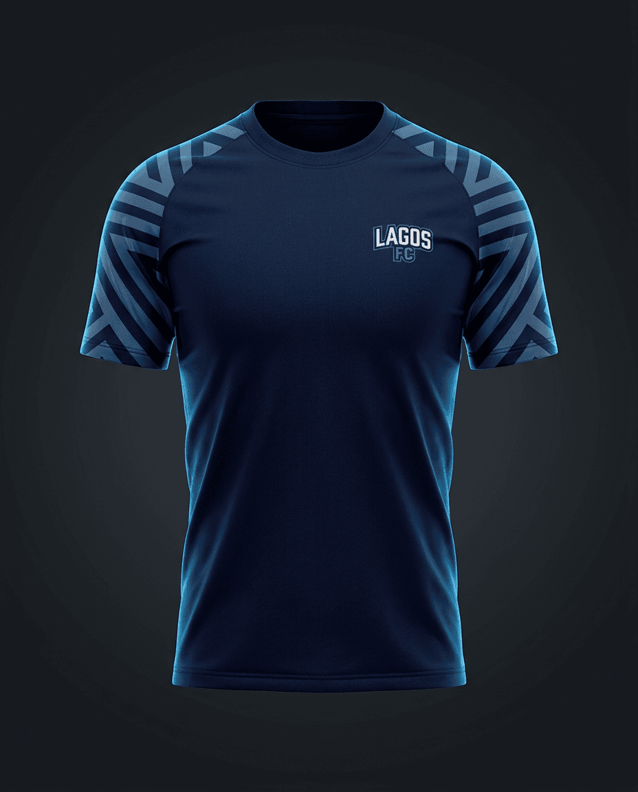 Lagos FC navy match jersey